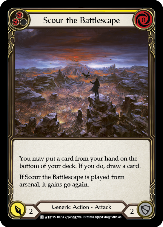Scour the Battlescape (Yellow) - UL-WTR195