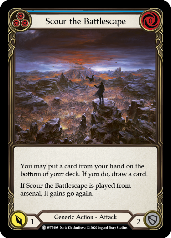 Scour the Battlescape (Blue) - UL-WTR196