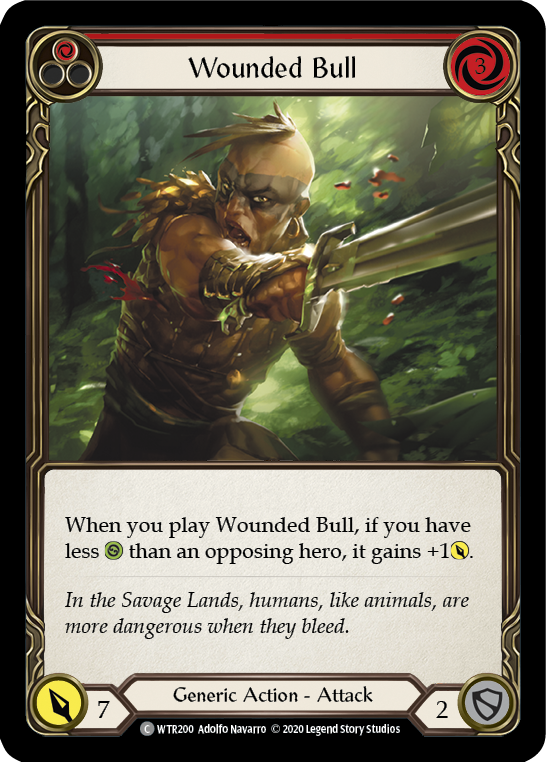 Wounded Bull (Red) - UL-WTR200