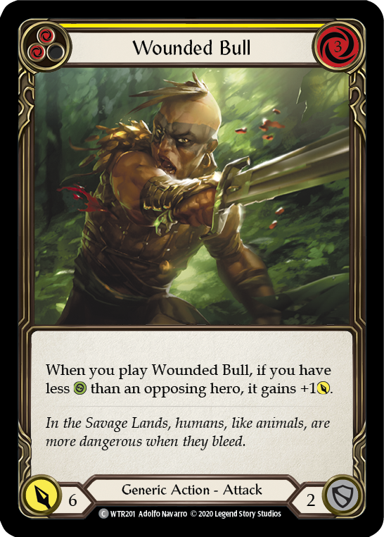 Wounded Bull (Yellow) - UL-WTR201