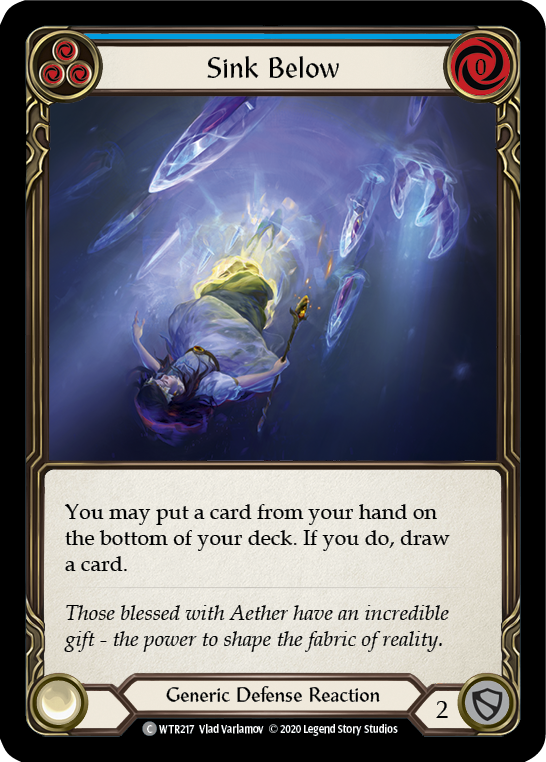 Sink Below (Blue) - UL-WTR217