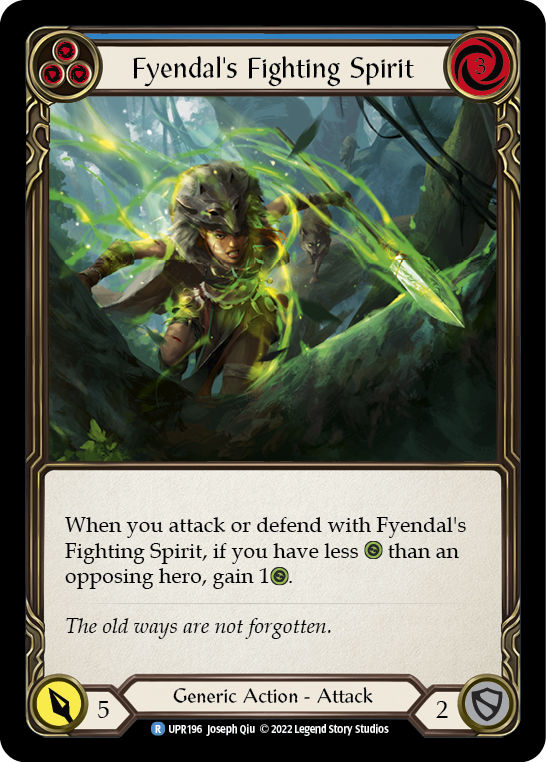 Fyendal's Fighting Spirit (Blue) - UPR196