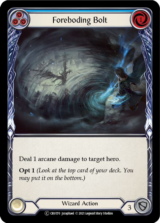 Foreboding Bolt (Blue) - UL-CRU170