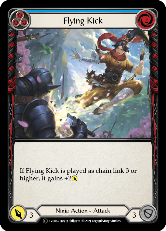 Flying Kick (Blue) - UL-CRU065