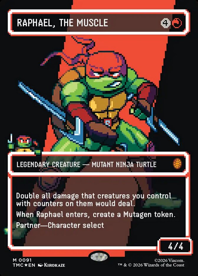 [Foil] Raphael, the Muscle (Borderless Surge Foil)