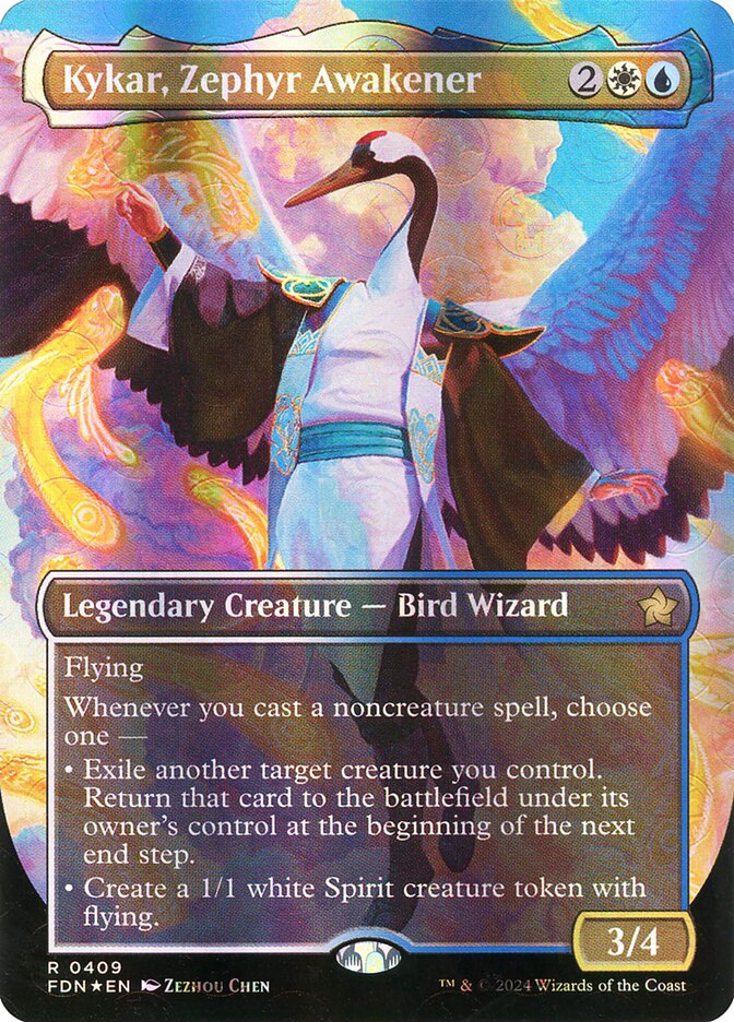 Kykar, Zephyr Awakener (Borderless Mana Foil)