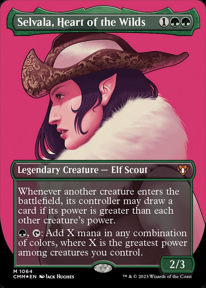 [Foil] Selvala, Heart of the Wilds (Textured Borderless)