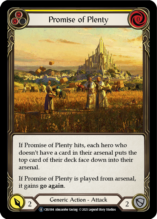 [RF] Promise of Plenty (Yellow) - UL-CRU184