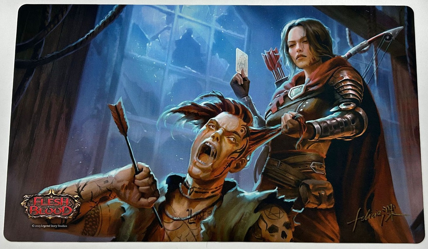 Red in the Ledger Playmat