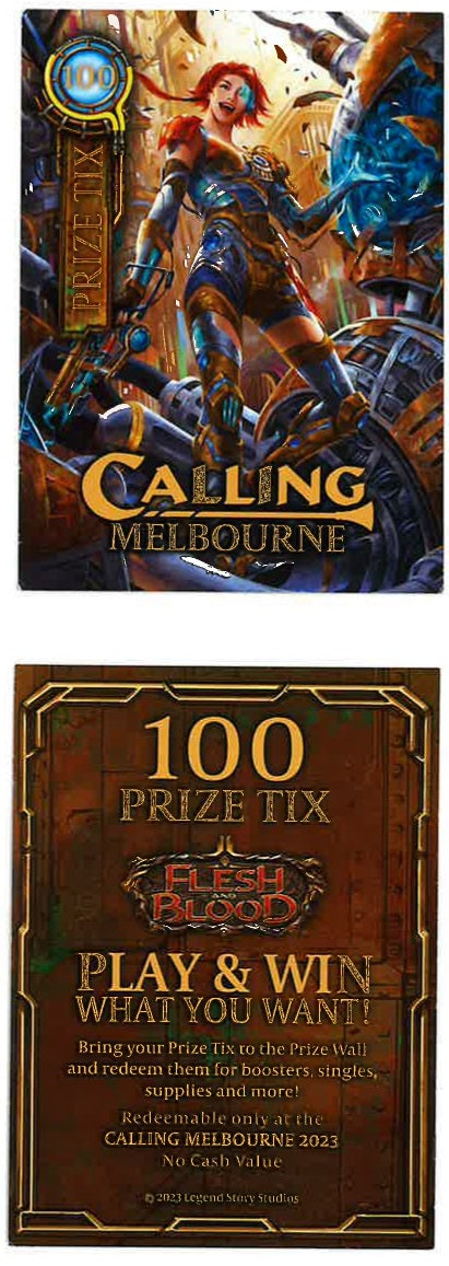 [Free] Calling Melbourne 100 Prize Ticket Souvenir