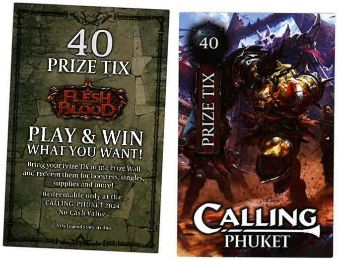 [Free] Calling Phuket 40 Prize Ticket Souvenir