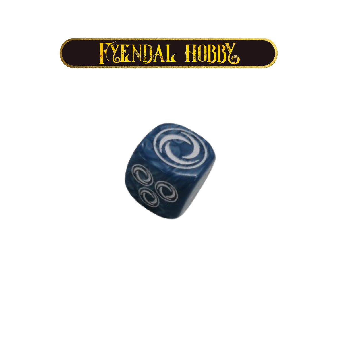 Flesh and Blood Large Chi Resource Dice (Marble Blue)