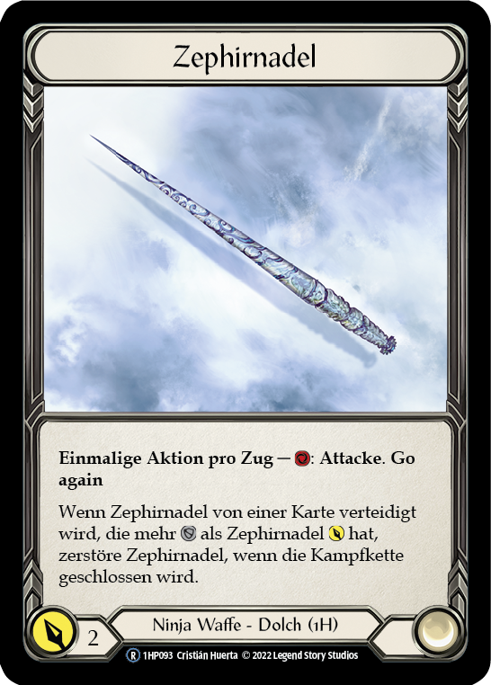 [German] Zephyr Needle (Left) - 1HP093