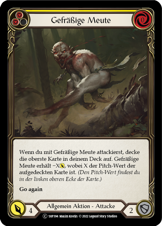 [German] Ravenous Rabble (Yellow) - 1HP394