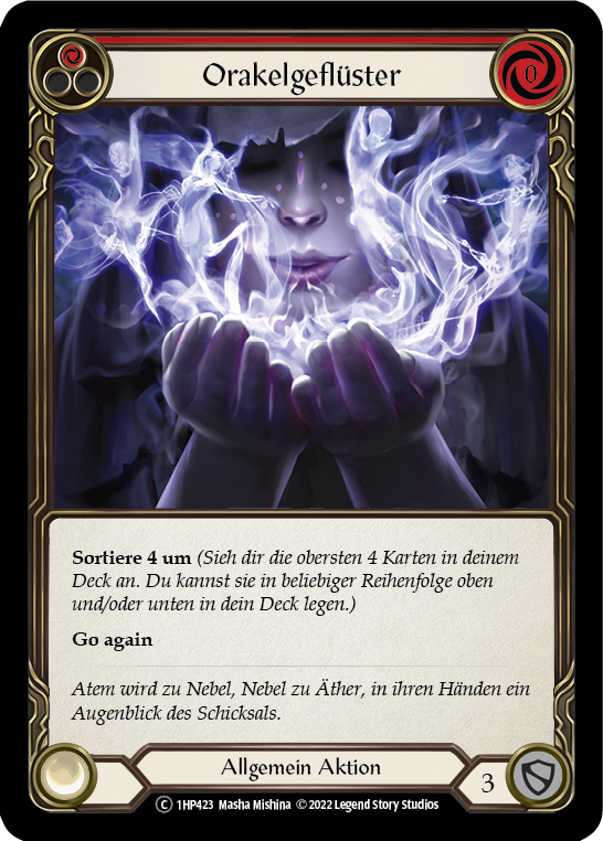 [German] Whisper of the Oracle (Red) - 1HP423