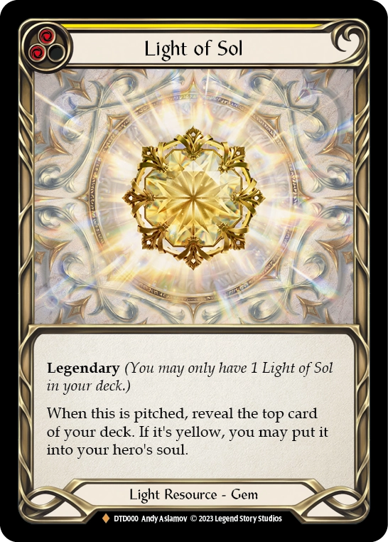 [CF] Light of Sol - DTD000