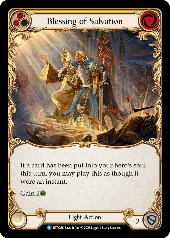 Blessing of Salvation (Yellow) - DTD086