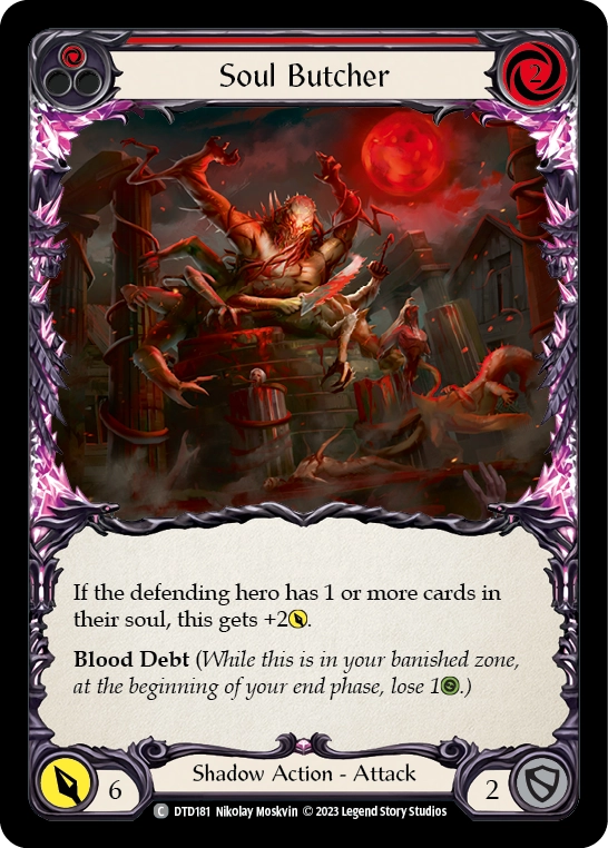 Soul Butcher (Red) - DTD181