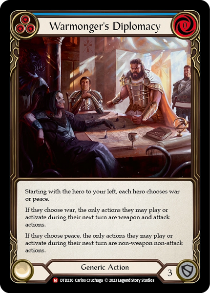 Warmonger's Diplomacy | Dusk till Dawn | Star City Games