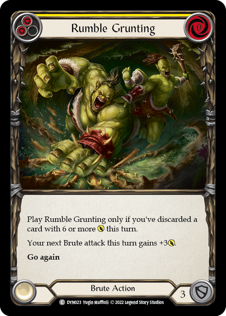 [RF] Rumble Grunting (Yellow) - DYN023