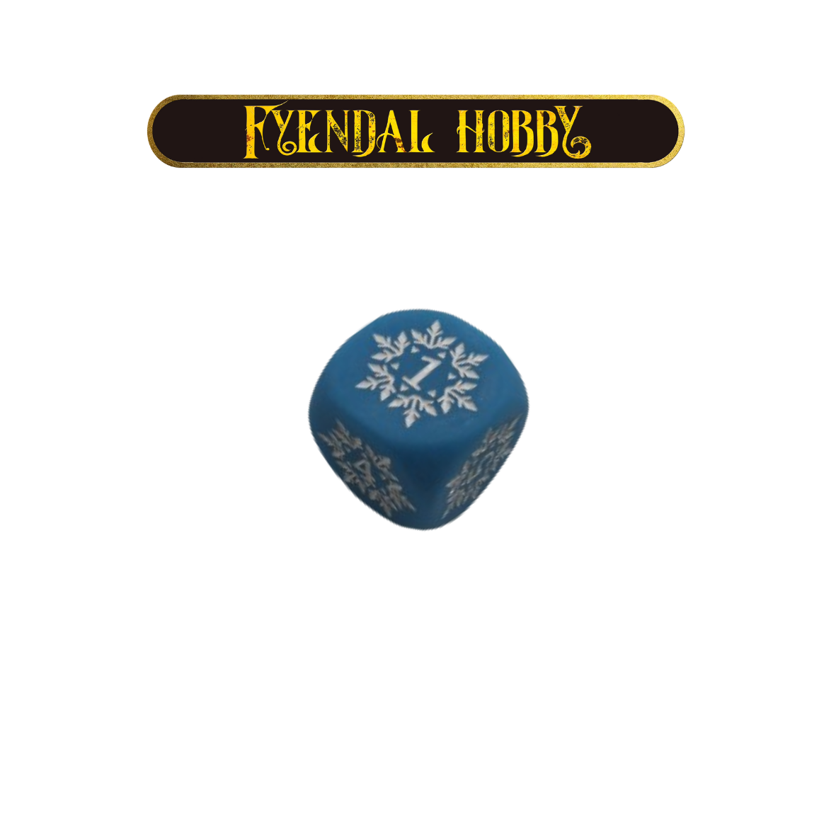 Flesh and Blood Large Frostbite Dice (Solid Blue)