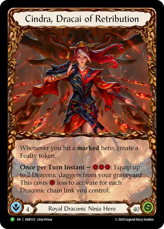 [Promo] [RF] Cindra, Dracai of Retribution - HER133