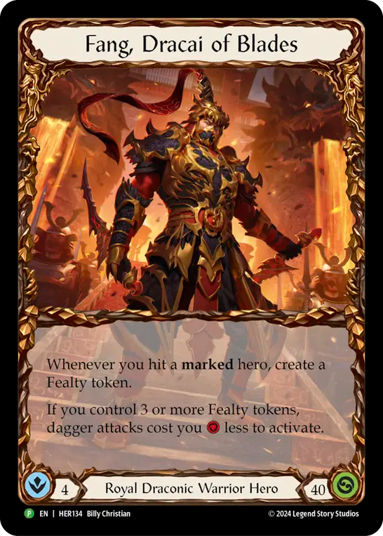 [Promo] [RF] Fang, Dracai of Blades - HER134