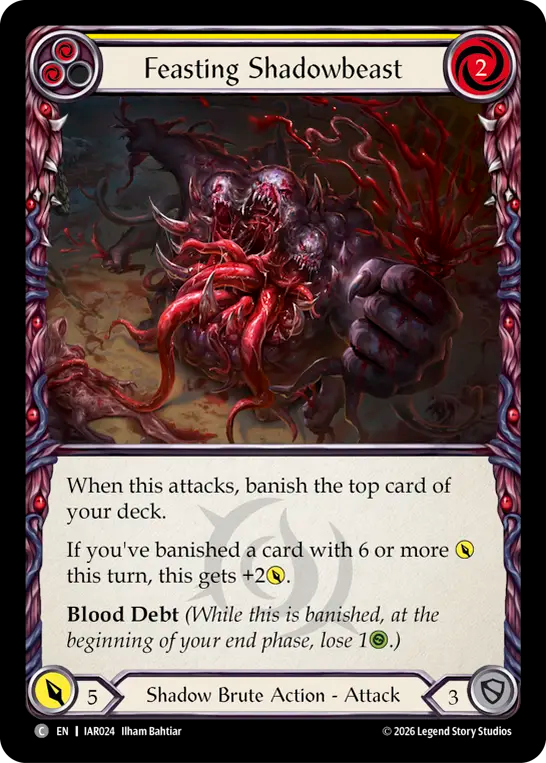 Feasting Shadowbeast (Yellow)