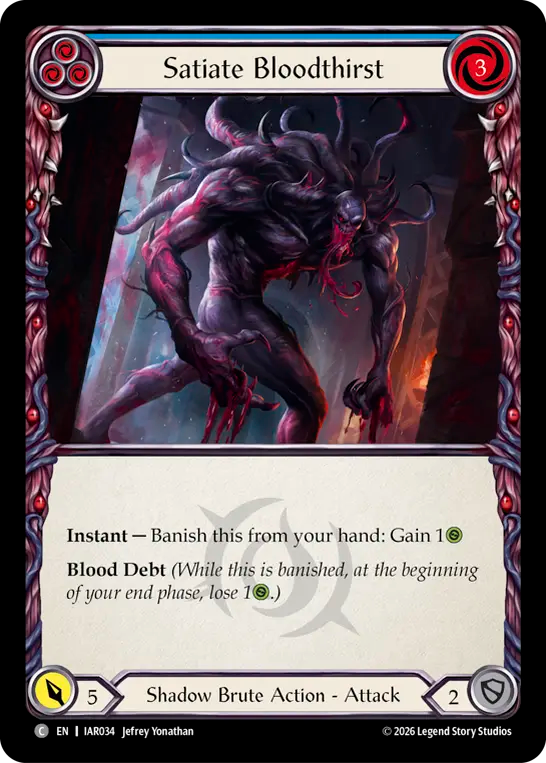 Satiate Bloodthirst (Blue)