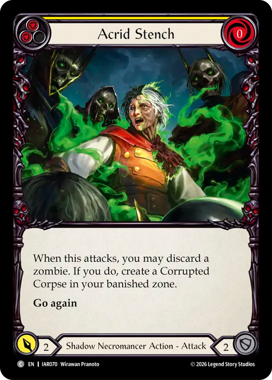 Acrid Stench (Yellow)