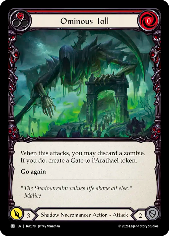 Ominous Toll (Red)