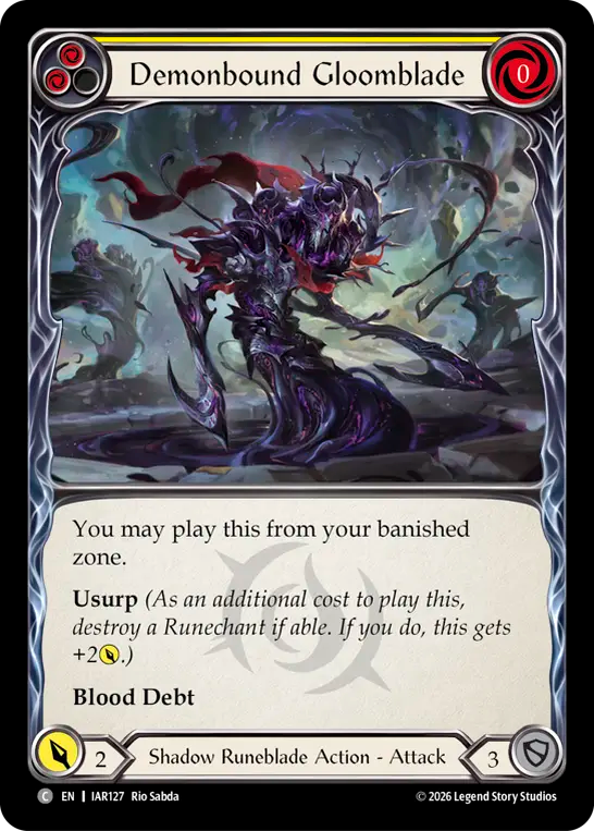 Demonbound Gloomblade (Yellow)