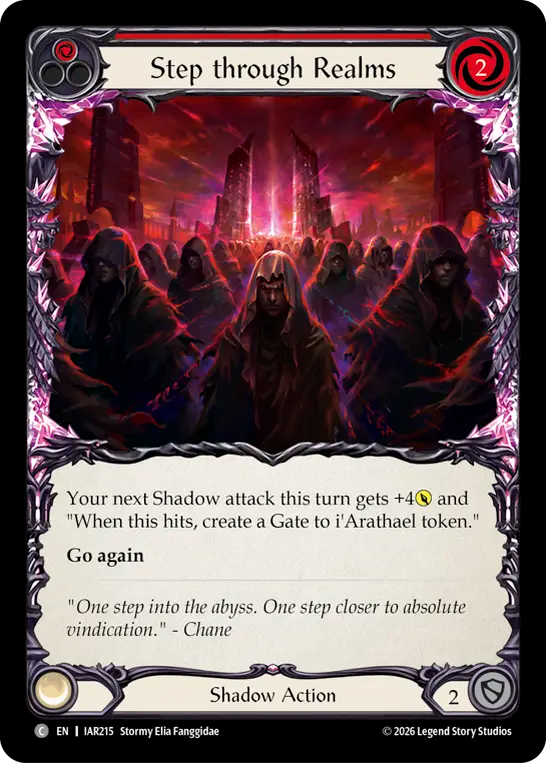 Step through Realms (Red)