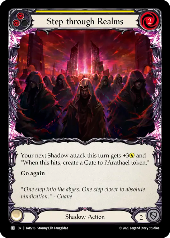 Step through Realms (Yellow)
