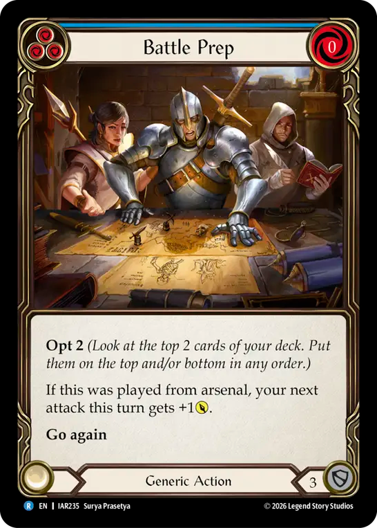 Battle Prep (Blue)