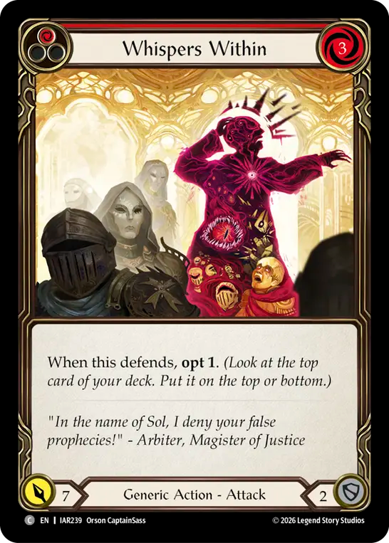 Whispers Within (Red)