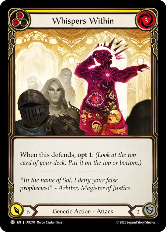 Whispers Within (Yellow)