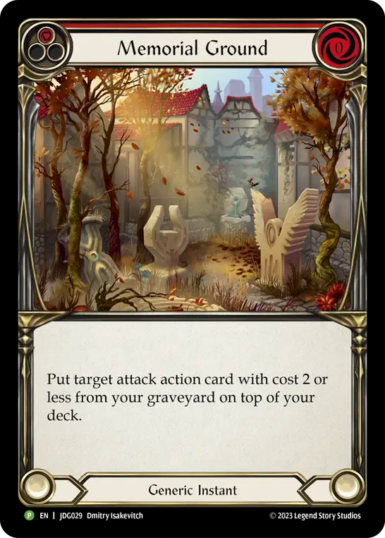 [Promo] [CF] Memorial Ground (Red) - JDG029