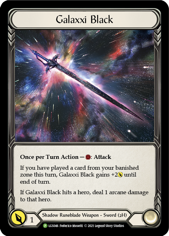 [Promo] [CF] Galaxxi Black - LGS046