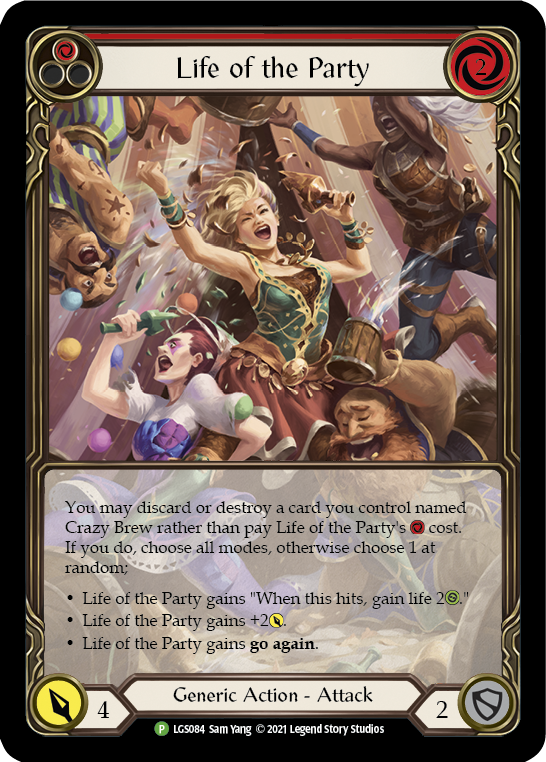 [Promo] [RF] Life of the Party (Red) - LGS084