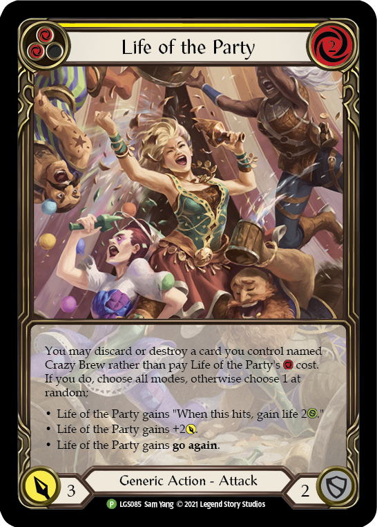 [Promo] [RF] Life of the Party (Yellow) - LGS085