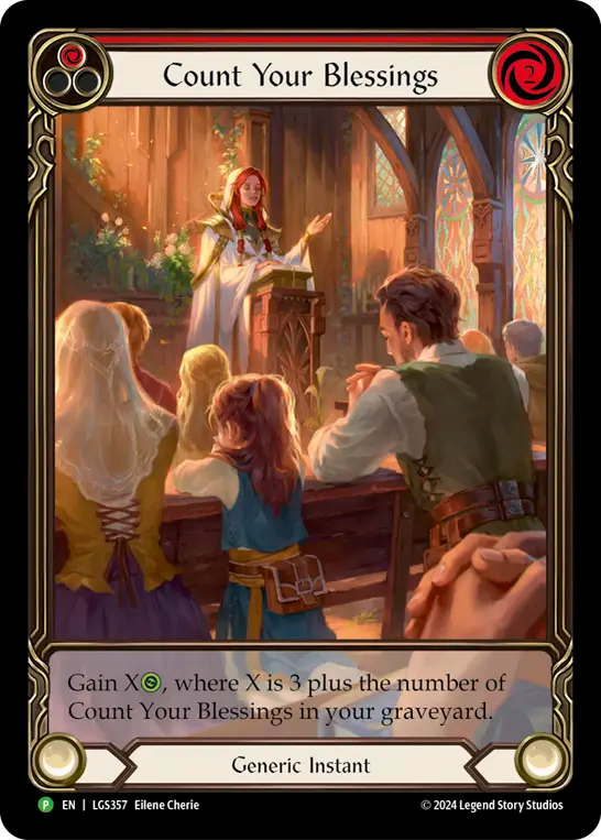 [Promo] [RF] Count Your Blessings (Red) - LGS357