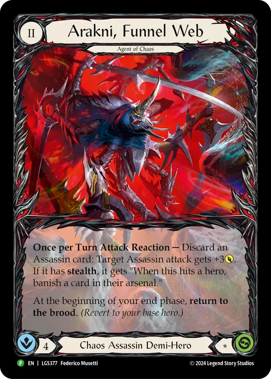 [Promo] [RF] Arakni, Funnel Web - LGS377