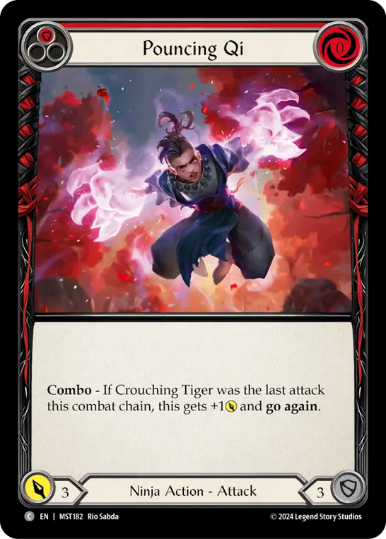 Pouncing Qi (Red) - MST182