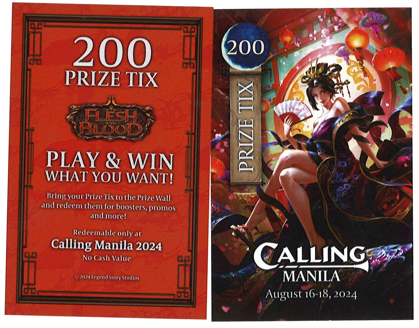 [Free] Calling Manila 200 Prize Ticket Souvenir