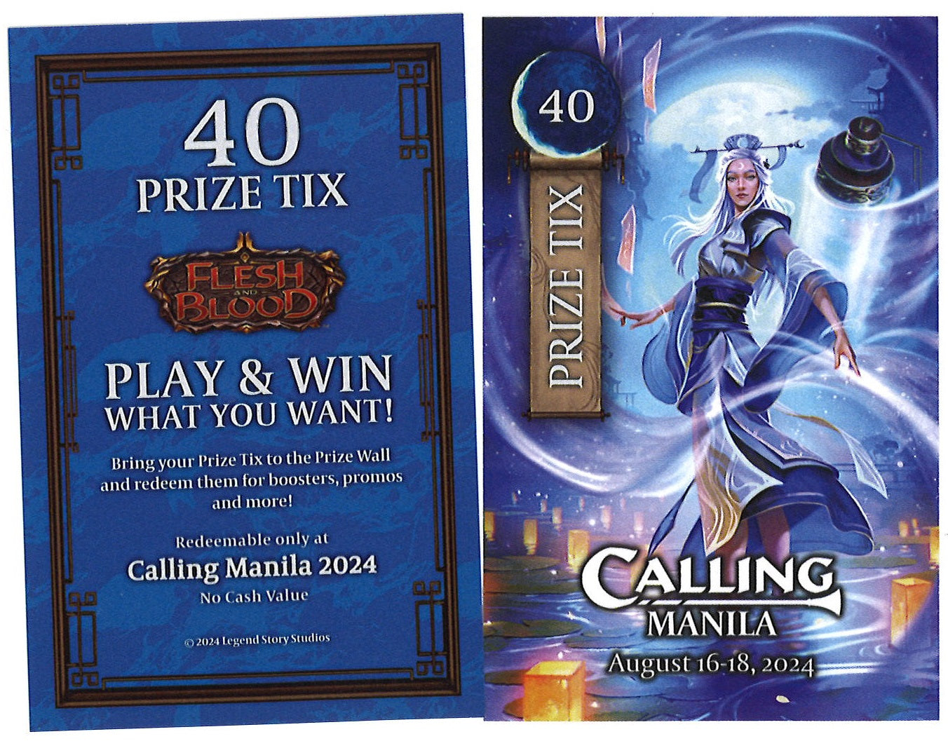 [Free] Calling Manila 40 Prize Ticket Souvenir