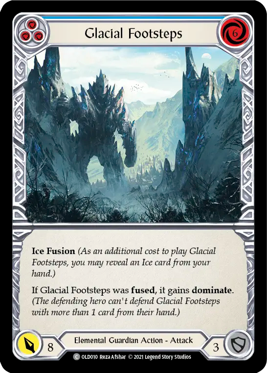 Glacial Footsteps (Blue) - OLD010