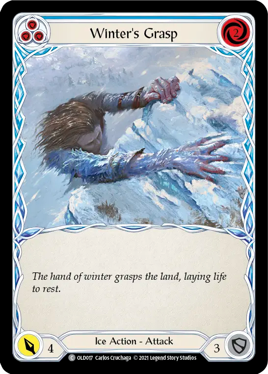 Winter's Grasp (Blue) - OLD017