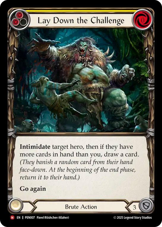 Lay Down the Challenge