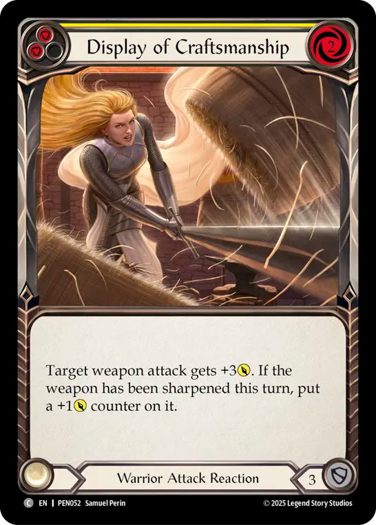 Display of Craftsmanship (Yellow)